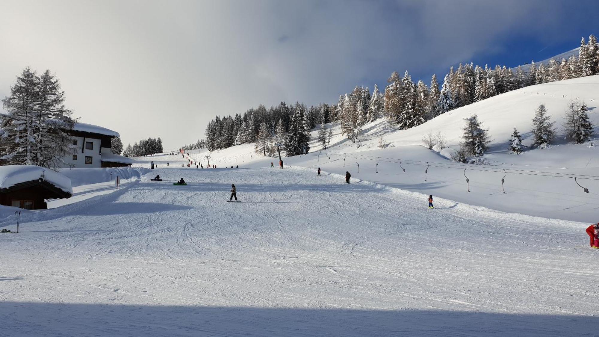 Ferienwohnung Dolomitenpanorama Oberlienz Exterior foto
